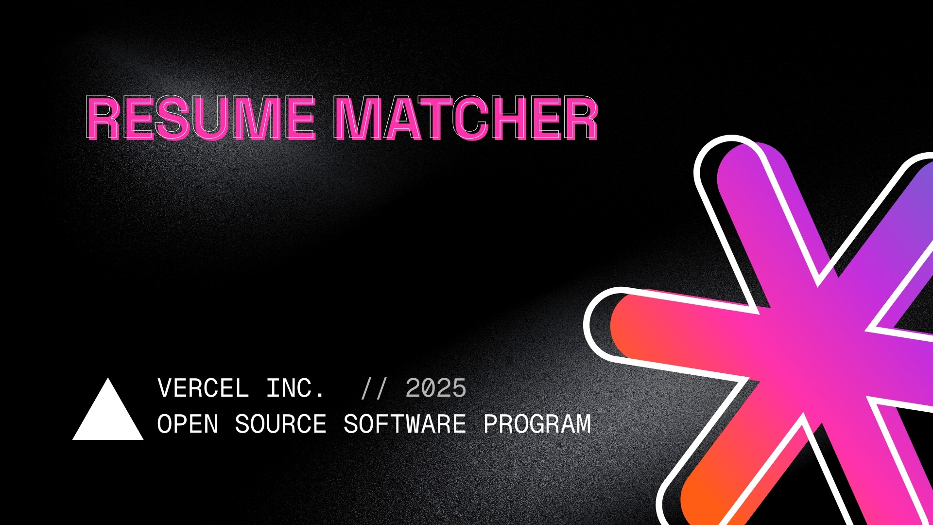 Sharp CV Levels Up: We're Joining the Vercel OSS Program!